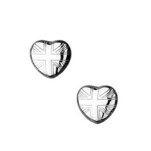 Links of London Union Jack Heart Studs